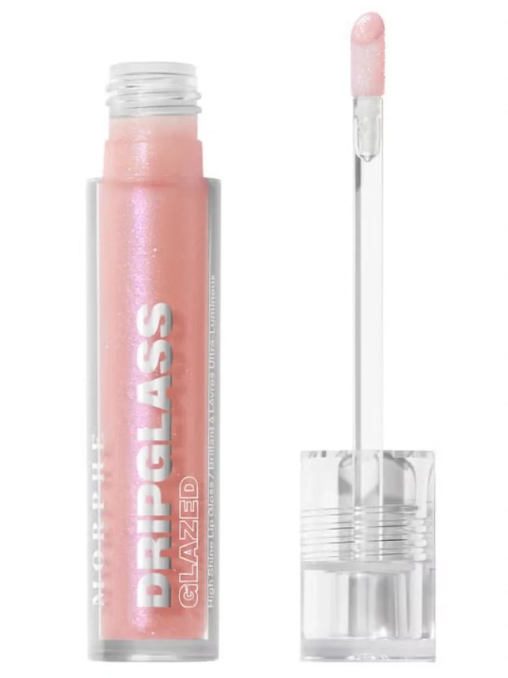 Morphe Dripglass Glazed High Shine Lip Gloss    Frose Bliss